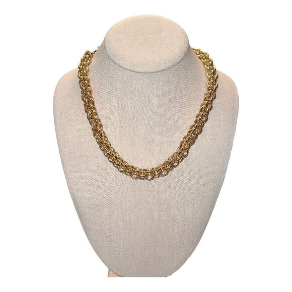 Charter Club Gold-Tone Link Torsade Collar Necklace New - Picture 2 of 3